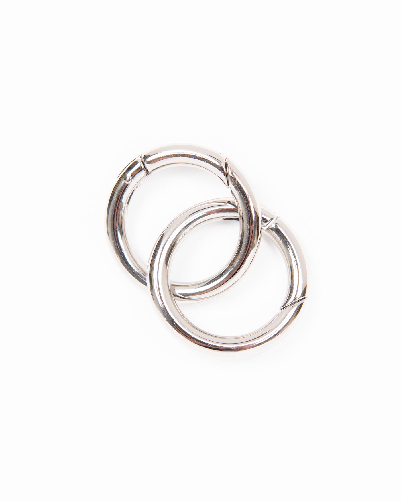 Silver O Rings Small O-rings Buckles Seamed Rings Jewelry Making Jump Ring  for Sewing Straps Purse Rings Strap Rings 50pcs 